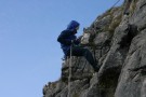 Pete Abseiling And Harold, Attermire Scar